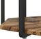 vidaXL - Salontafelset - van - 2 - - - Oud - Hout - en - Metaal
