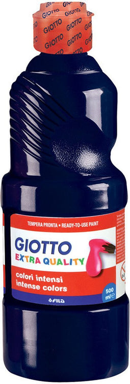 Giotto Bottle 500 ml poster paint black