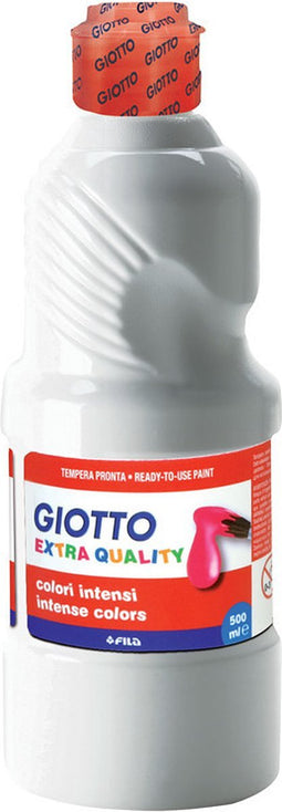 Giotto Bottle 500 ml poster paint white