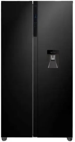 Frilec BONNSBS-680-WS-040CB - Amerikaanse Koelkast - 592L - Zwart