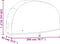 vidaXL - Fietshoezen - 2 - st - 190T - 200x85x110 - cm - oxford - stof