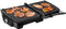 MPM - Tosti Apparaat - Contactgrill - Instelbare Temperatuur - Max. 270°C - 2000W - Zwart/RVS