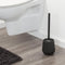 Sealskin Arte - Wc borstel met houder vrijstaand - Hygiënisch rubberen deksel - Zwart