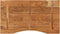 vidaXL - Bureaublad - rechthoekig - 90x50x2,5 - cm - massief - acaciahout