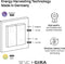 GIRA + Senic Friends of Hue Smart Switch - Draadloze Homekit Lichtschakelaar en Dimmer - 3x Lichtschakelaar Antraciet