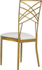 GIRARD - Eetkamerstoel set van 2 - Goud - Metaal
