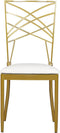 GIRARD - Eetkamerstoel set van 2 - Goud - Metaal
