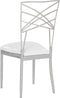 GIRARD - Eetkamerstoel - Zilver - Metaal