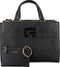 GUESS Janay Status Satchel - Handtas met portemonneetje - Zwart