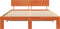 vidaXL - Bedframe - met - Hoofdbord - Gewaxte - Bruin - 140x200 - cm - Massief - Grenenhout