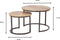 Gister&Vandaag Salontafel Leonardo | set van twee salontafels | rond | mangohout