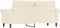 vidaXL - Tweezitsbank - 140 - cm - fluweel - crèmekleurig