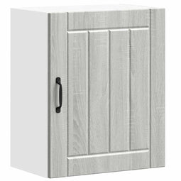 vidaXL - Keukenwandkast - Lucca - bewerkt - hout - grijs - sonoma - eikenkleur