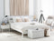 GIULIA - Tweepersoonsbed - Wit - 160 x 200 cm - Dennenhout