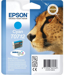 Epson T0712 - Inktcartridge - DURABrite Ultra - Cyaan
