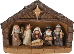 Kerststal, 7dlg..