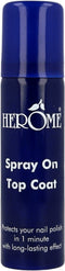 Herome Spray On Top Coat - Beschermde en Droge Nagels in 1 minuut - Long Lasting Effect - 75ml.