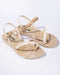Ipanema Fashion Sandal X - Sandalen Dames - Metallic bandjes - Beige - Maat 41/42