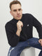JACK&JONES PLUS JCOLOGAN - Hoge hals sweat - Licht geborsteld - Maat EU2XL US1L