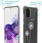 iMoshion Hoesje Geschikt voor Samsung Galaxy S20 Plus Hoesje Met Koord - iMoshion Design Hoesje met Koord - Wit / Transparant / Dandelion