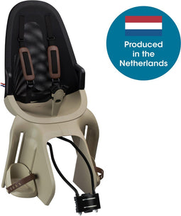 Qibbel Air - Fietsstoeltje Achter - 5-puntsgordel - Cappuccino
