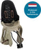 Qibbel Air - Fietsstoeltje Achter - 5-puntsgordel - Cappuccino