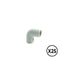 Elleboog Tupersa Ø 16 mm - PVC - Grijs (25 stuks)