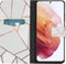iMoshion Hoesje Geschikt voor Samsung Galaxy S21 Ultra Hoesje Met Pasjeshouder - iMoshion Design Softcase Bookcase - Meerkleurig / White Graphic