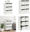 vidaXL Hoge Kast - 68x39x101,5 cm - Koudgewalst Staal - Wit