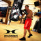 Bokszak 100 cm Sparring Pro - Boksbal met trefpunten - incl gratis ketting - Zwart - Nylon - Volwassenen - Boksen - Vechtsport