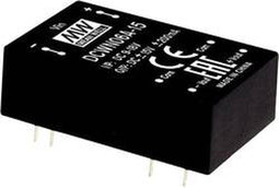 Mean Well DCWN06C-05 DC/DC-convertermodule 500 mA 6 W Aantal uitgangen: 2 x Inhoud 1 stuk(s)