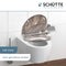 SCHÜTTE 82368 - WC-Bril - Duroplast - Soft Close - Afklikbaar - Bruin