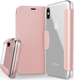 X-Doria Booklet engage folio - Geschikt voor iPhone X/Xs - 3 pasjes - Roze