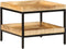 vidaXL - Bijzettafel - 55x55x45 - cm - Massief - Hout - Ruw - Mango