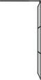 vidaXL - Inloopdouchewand - 80x195 - cm - donker - ESG-glas - zwart