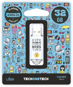 Tech1Tech TEC4007-32 - Usb-stick - 32GB - Multi-color
