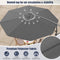 Coast Zweefparasol - Tuinparasol met LED-verlichting - Ø300 cm - Grijs