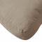 vidaXL - Palletkussen - 120x40x12 - cm - stof - taupe