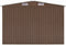vidaXL - Tuinschuur - 257x298x178 - cm - metaal - bruin