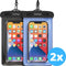 Waterdichte telefoonhoesjes - Set van 2 stuks - Inclusief veiligheidsband - Geschikt voor alle formaten telefoons (2 stuks)