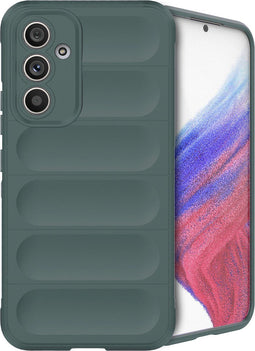 imoshion Hoesje - Geschikt voor Samsung Galaxy A54 (5G) - EasyGrip Backcover - Donkergroen