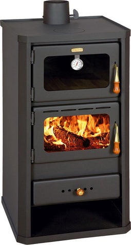 Houtkachel - 49x46x93cm - 12,1kW - Ø 130mm