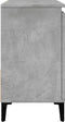 vidaXL - wastafelkast - 65x33x60 - cm - bewerkt - hout - betongrijs