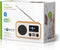 Nedis RDIN2000 - Internetradio - Bluetooth 5.0 / DAB+ / FM - Wit