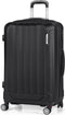 POLO&SKY Trolley Reiskoffer - Hardcase 67 cm - Schokbestendig - Zwart