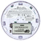 Photoelectric rookmelder - alarm signaal 85dB - inclusief 9V batterij - kleur wit