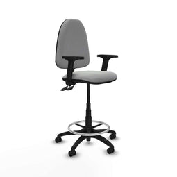 Piqueras y Crespo B2D01RP - Bureaustoel - Hoogteverstelbaar met armleuning - Lichtgrijs