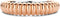 TI SENTO Ring 12218SR - Zilveren dames ring - Roségoud verguld - Maat 52