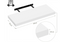 eSituro SWS0196 - zwevende wandplank - robuust MDF - 60 x 23 x 3,8 cm - wit