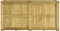 vidaXL - Plantenbak - verhoogd - 196x50x100 - cm - geïmpregneerd - grenenhout